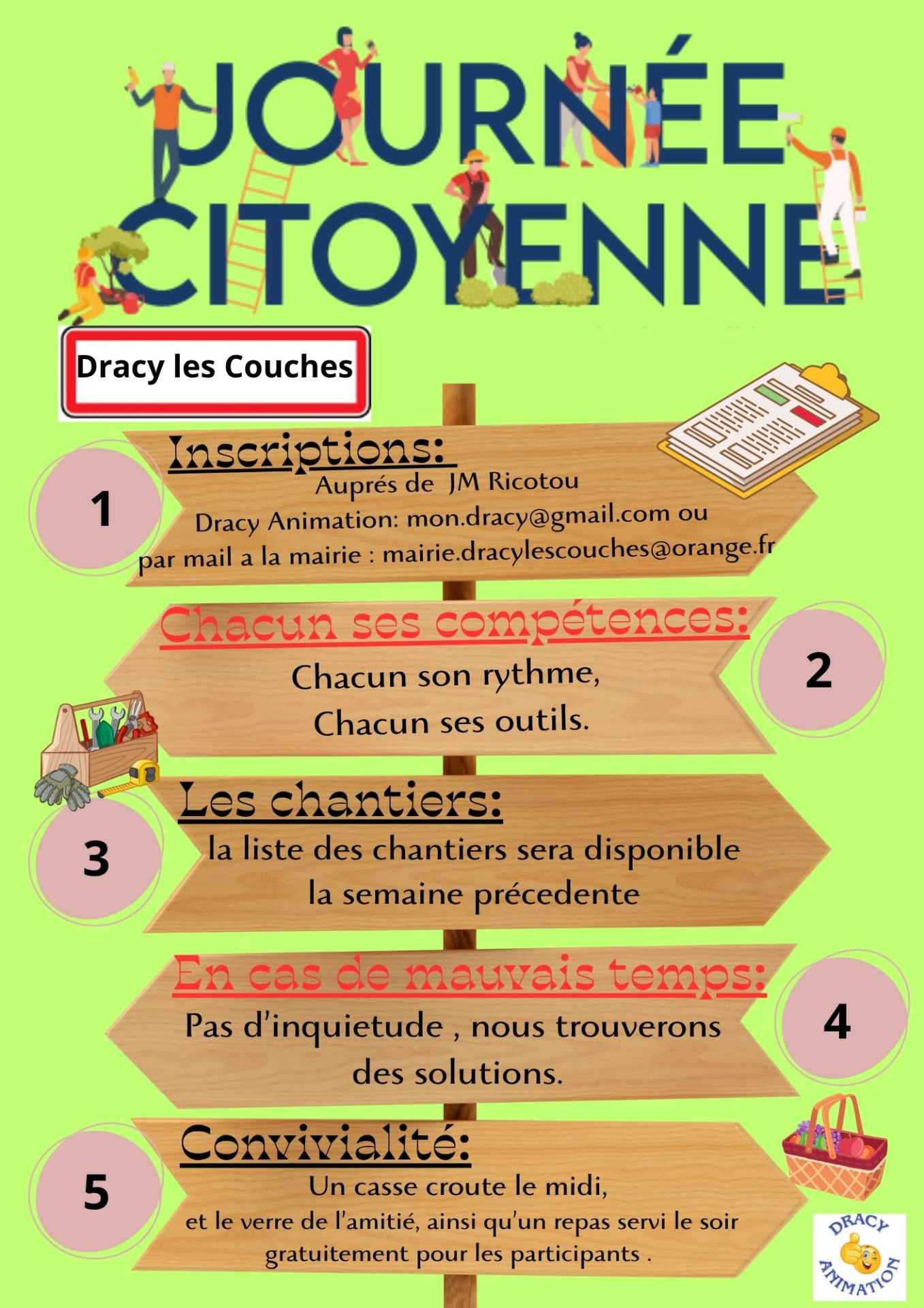 journée citoyenne dracy nettoyage